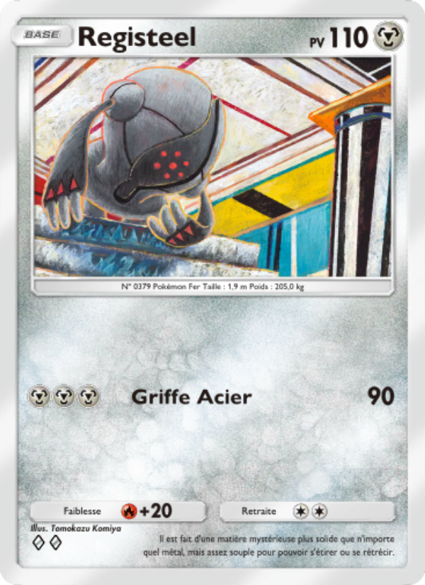 Registeel 112 — Choc Spatio-Temporel (French Pokémon TCG card)