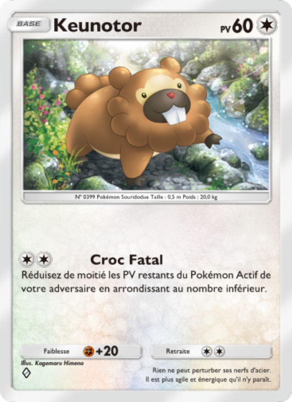 Keunotor 135 — Choc Spatio-Temporel (French Pokémon TCG card)