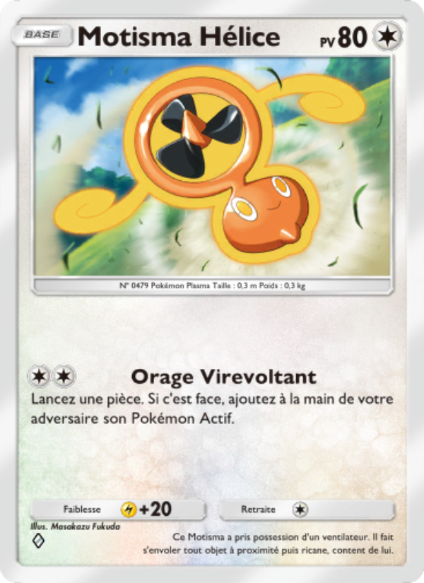 Motisma Hélice 142 — Choc Spatio-Temporel (French Pokémon TCG card)