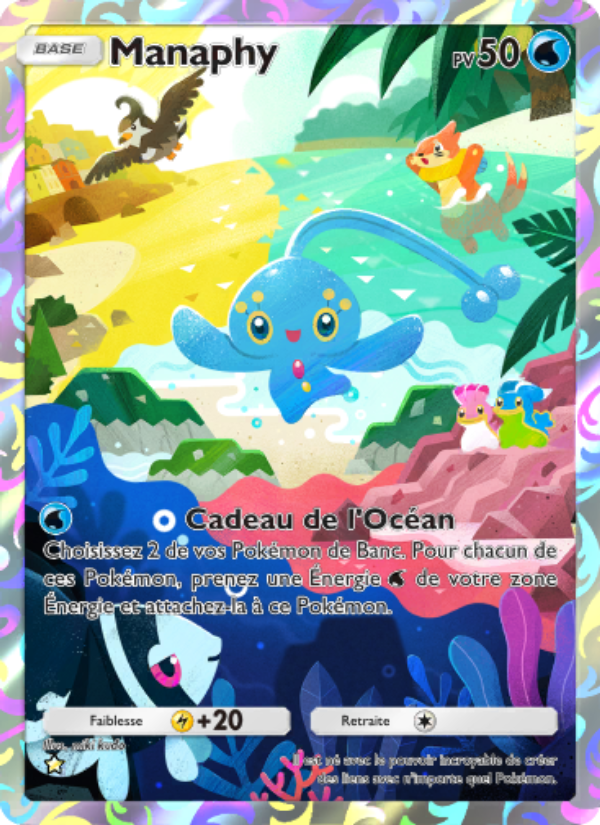 Manaphy 162 — Choc Spatio-Temporel (French Pokémon TCG card)
