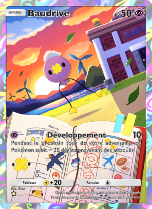 Baudrive 165 — Choc Spatio-Temporel (French Pokémon TCG card)