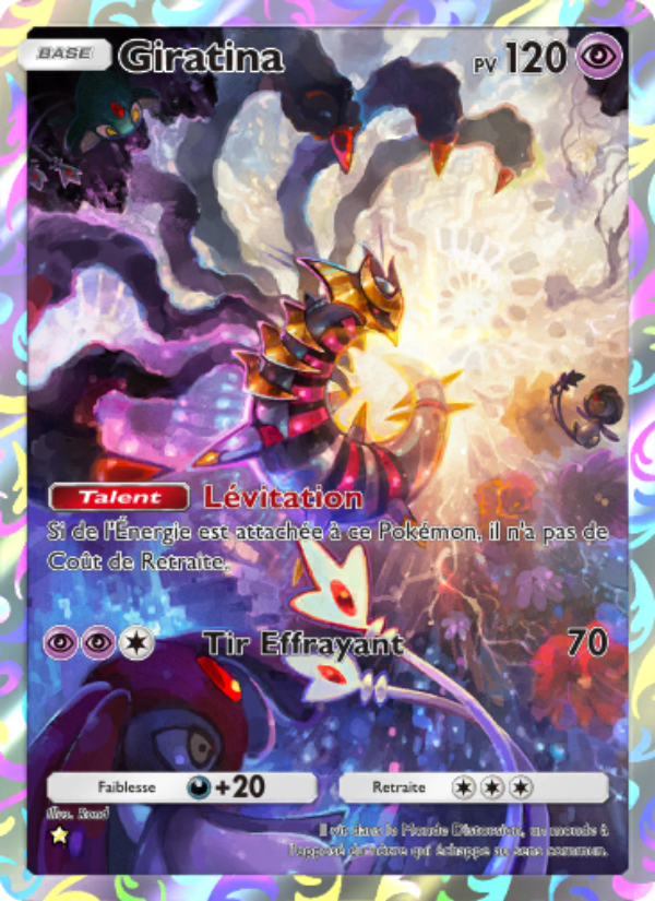 Giratina 167 — Choc Spatio-Temporel (French Pokémon TCG card)