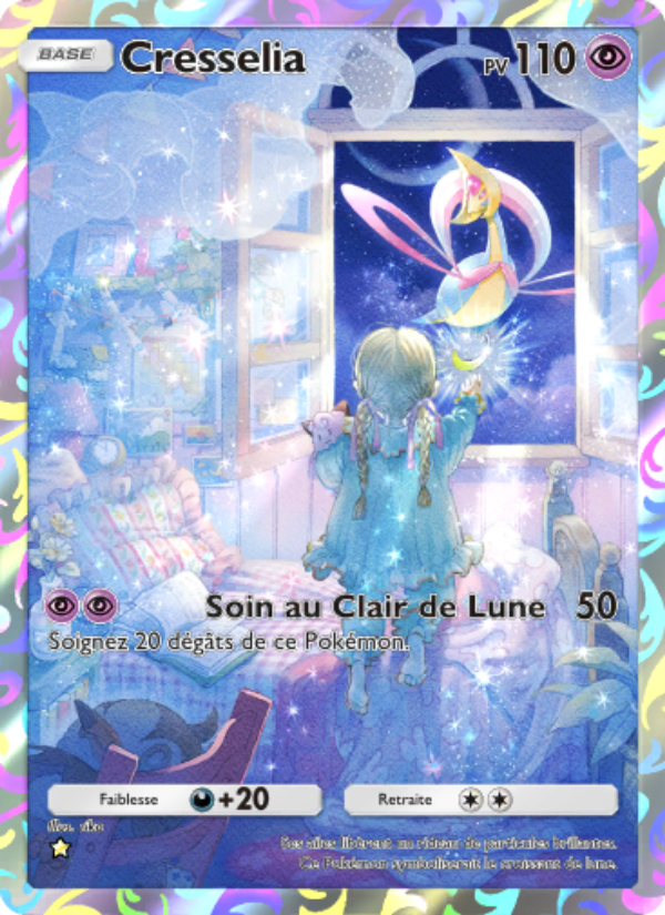 Cresselia 168 — Choc Spatio-Temporel (French Pokémon TCG card)