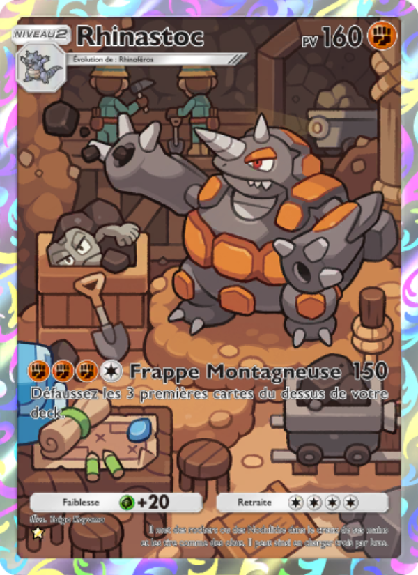 Rhinastoc 169 — Choc Spatio-Temporel (French Pokémon TCG card)