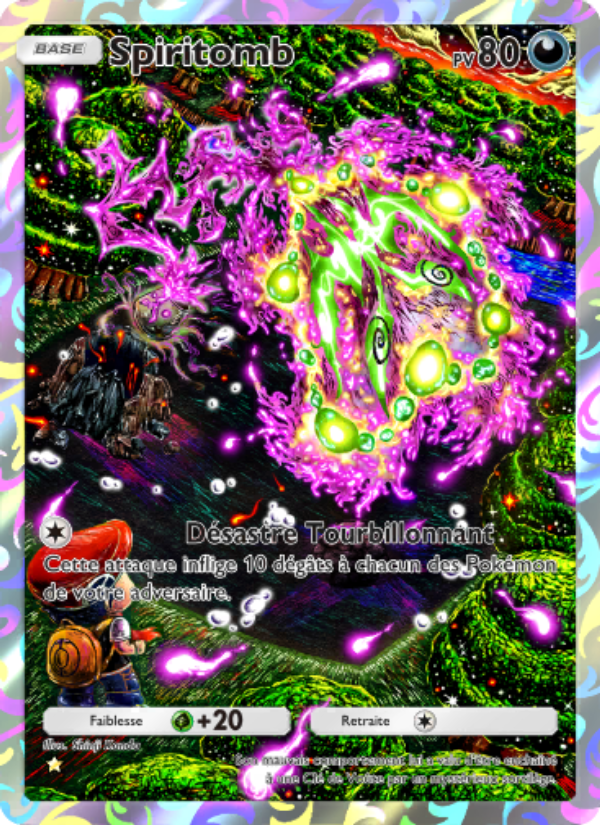 Spiritomb 172 — Choc Spatio-Temporel (French Pokémon TCG card)
