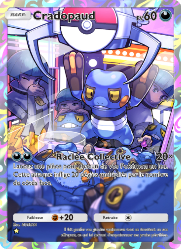 Cradopaud 173 — Choc Spatio-Temporel (French Pokémon TCG card)