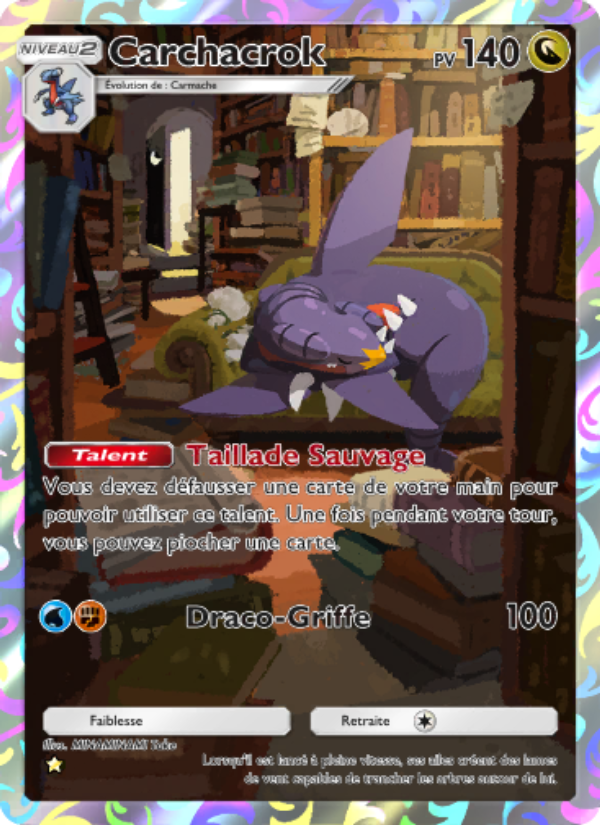 Carchacrok 175 — Choc Spatio-Temporel (French Pokémon TCG card)