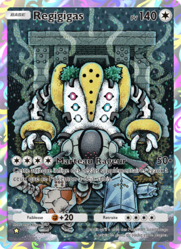 Regigigas 179 — Choc Spatio-Temporel (French Pokémon TCG card)