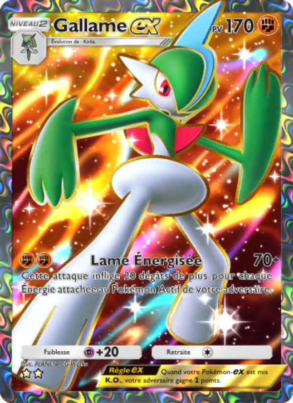 Gallame-ex 185 — Choc Spatio-Temporel (French Pokémon TCG card)