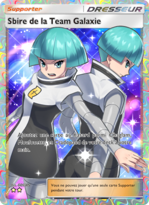 Sbire de la Team Galaxie 191 — Choc Spatio-Temporel (French Pokémon TCG card)
