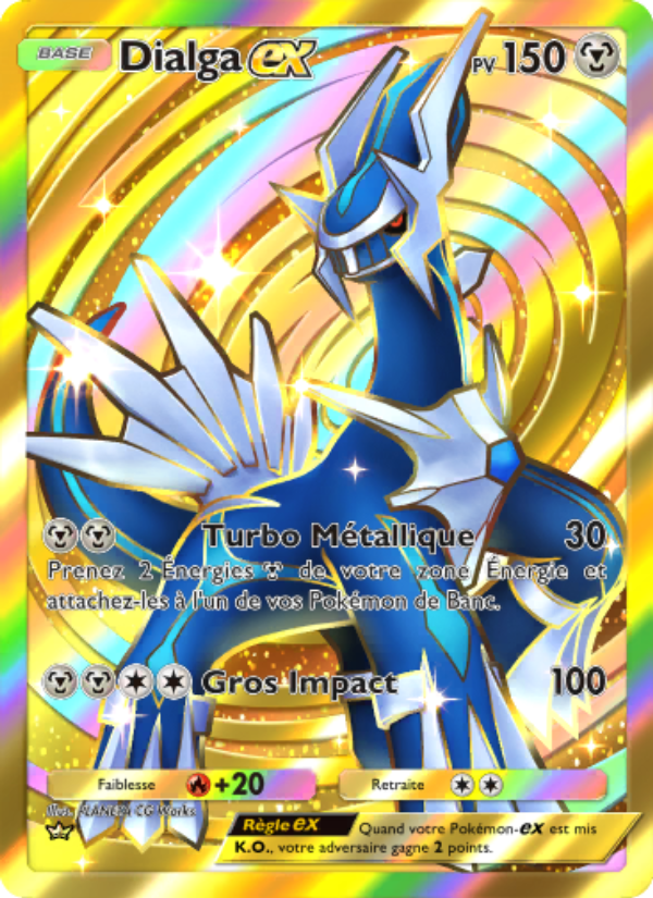 Dialga-ex 207 — Choc Spatio-Temporel (French Pokémon TCG card)