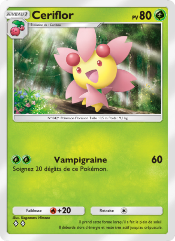 Ceriflor 008 — Lumière Triomphale (French Pokémon TCG card)