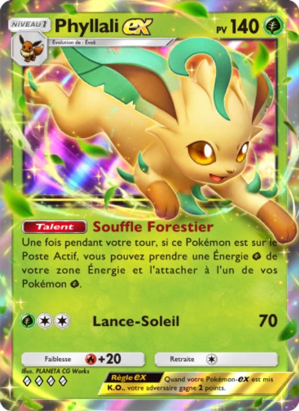 Phyllali-ex 010 — Lumière Triomphale (French Pokémon TCG card)