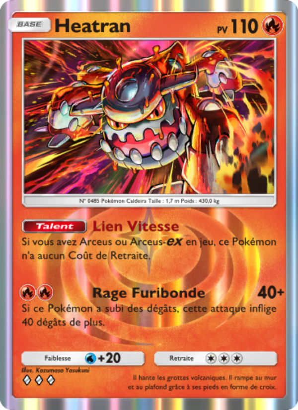 Heatran 013 — Lumière Triomphale (French Pokémon TCG card)