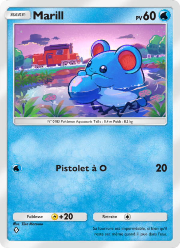 Marill 014 — Lumière Triomphale (French Pokémon TCG card)