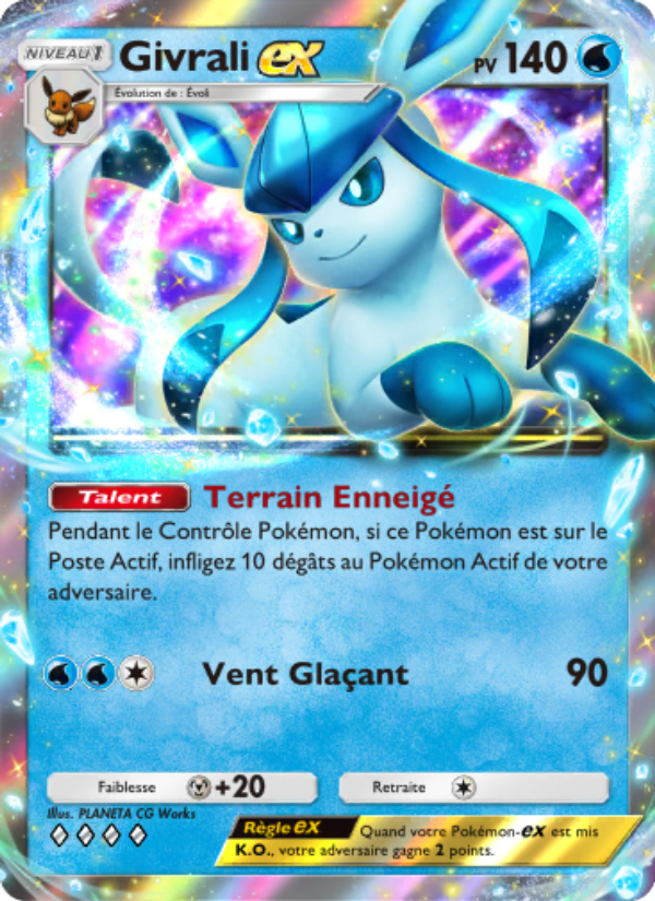 Givrali-ex 022 — Lumière Triomphale (French Pokémon TCG card)