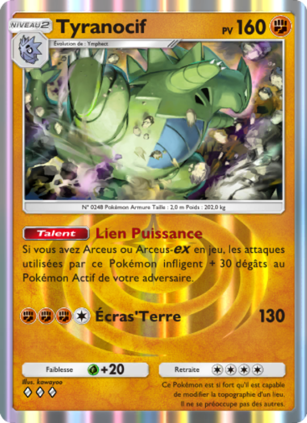Tyranocif 041 — Lumière Triomphale (French Pokémon TCG card)