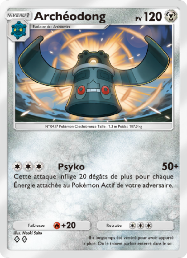 Archéodong 059 — Lumière Triomphale (French Pokémon TCG card)