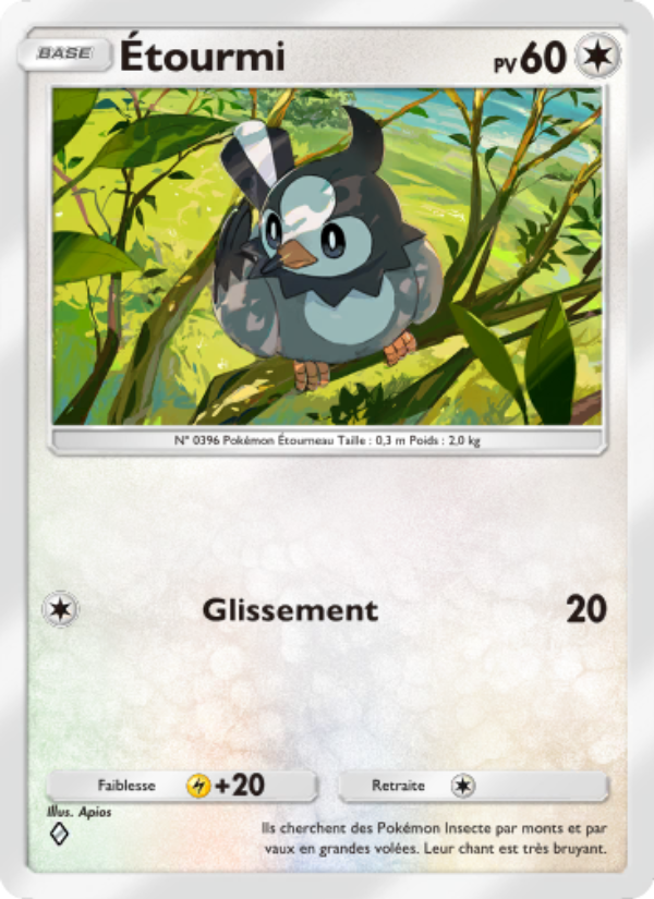 Étourmi 066 — Lumière Triomphale (French Pokémon TCG card)