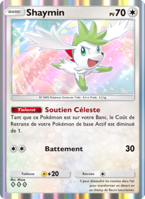 Shaymin 069 — Lumière Triomphale (French Pokémon TCG card)