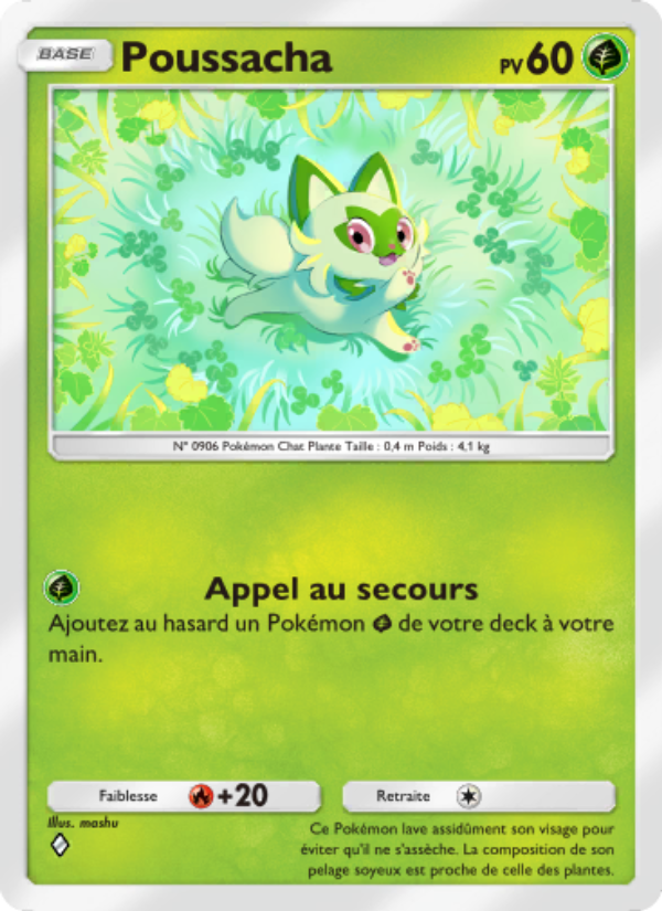 Poussacha 005 — Réjouissances Rayonnantes (French Pokémon TCG card)