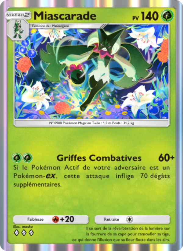 Miascarade 007 — Réjouissances Rayonnantes (French Pokémon TCG card)