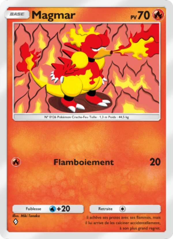 Magmar 011 — Réjouissances Rayonnantes (French Pokémon TCG card)