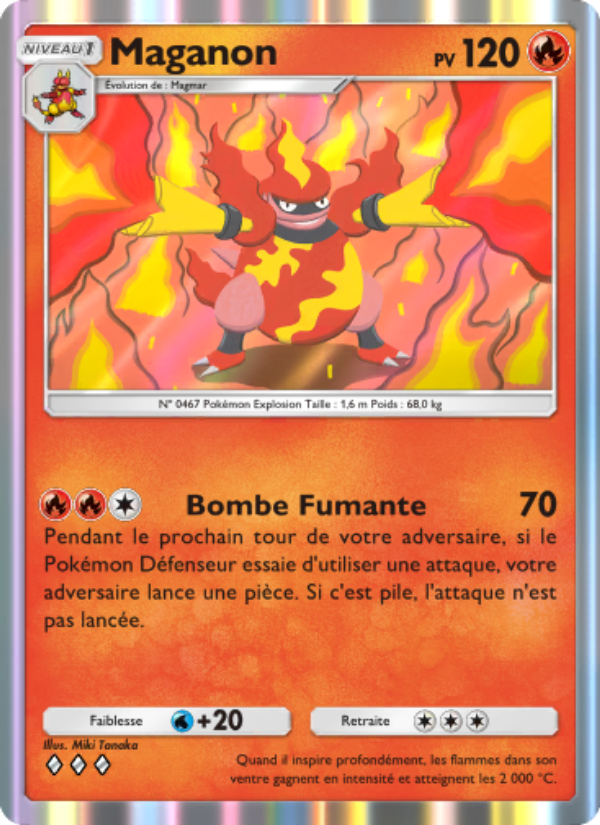 Maganon 012 — Réjouissances Rayonnantes (French Pokémon TCG card)