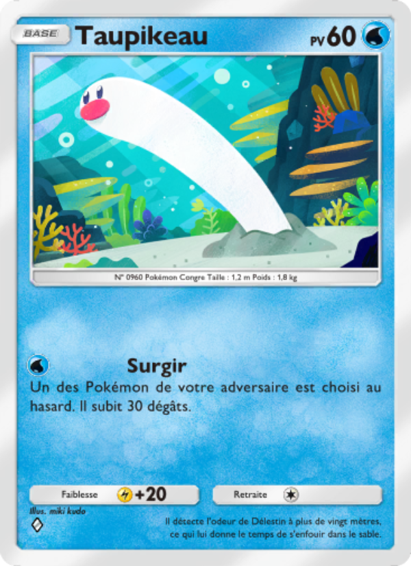 Taupikeau 018 — Réjouissances Rayonnantes (French Pokémon TCG card)