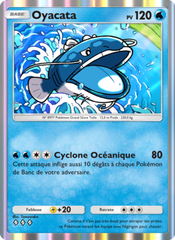 Oyacata 020 — Réjouissances Rayonnantes (French Pokémon TCG card)