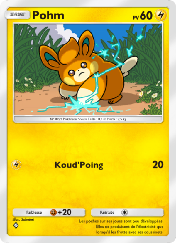 Pohm 026 — Réjouissances Rayonnantes (French Pokémon TCG card)