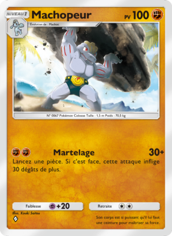 Machopeur 038 — Réjouissances Rayonnantes (French Pokémon TCG card)