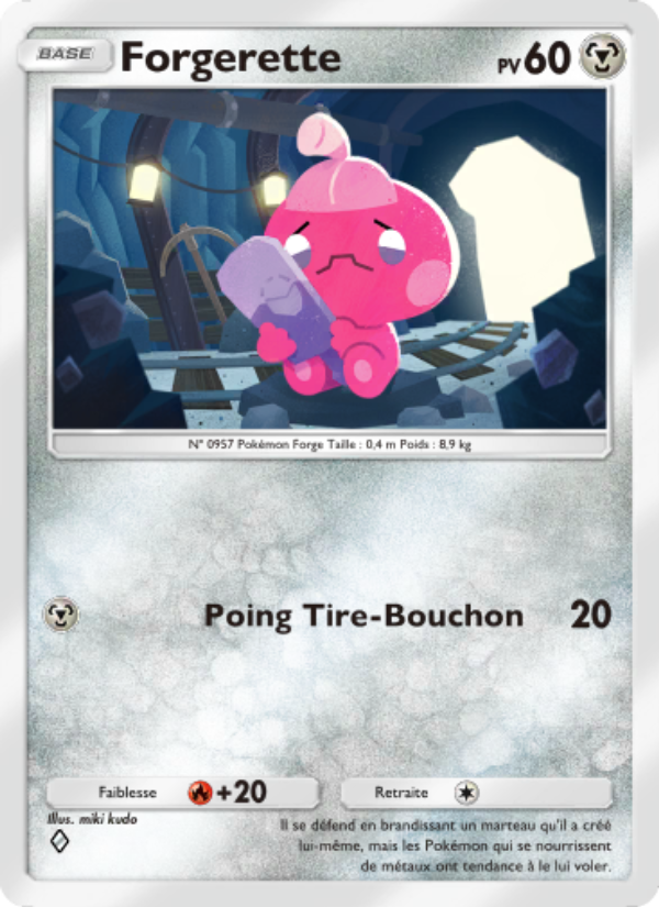 Forgerette 052 — Réjouissances Rayonnantes (French Pokémon TCG card)