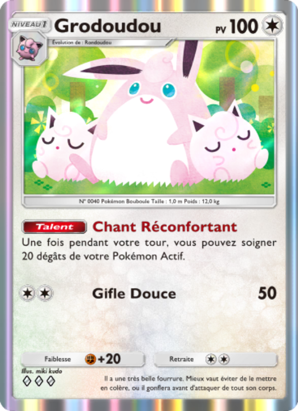 Grodoudou 061 — Réjouissances Rayonnantes (French Pokémon TCG card)
