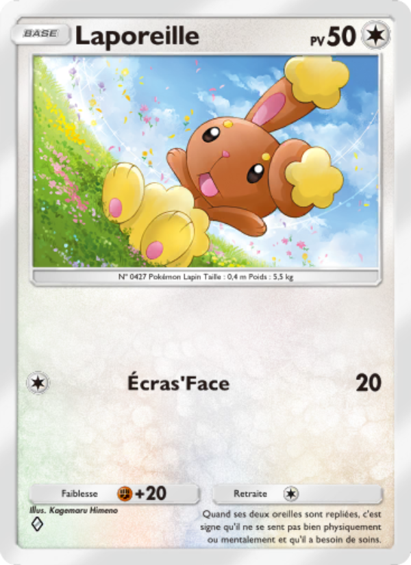 Laporeille 066 — Réjouissances Rayonnantes (French Pokémon TCG card)