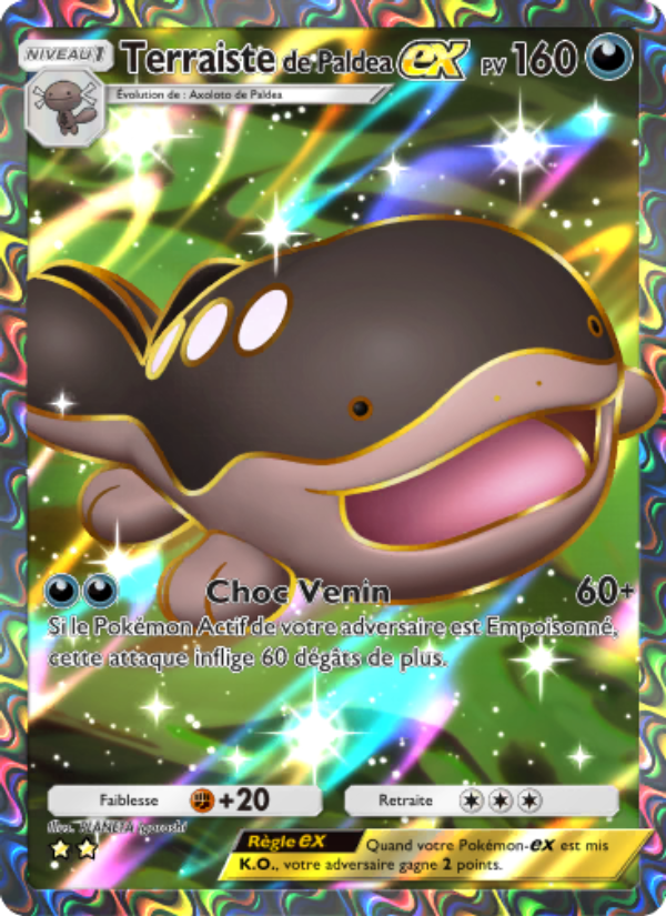 Terraistede Paldea-ex 085 — Réjouissances Rayonnantes (French Pokémon TCG card)