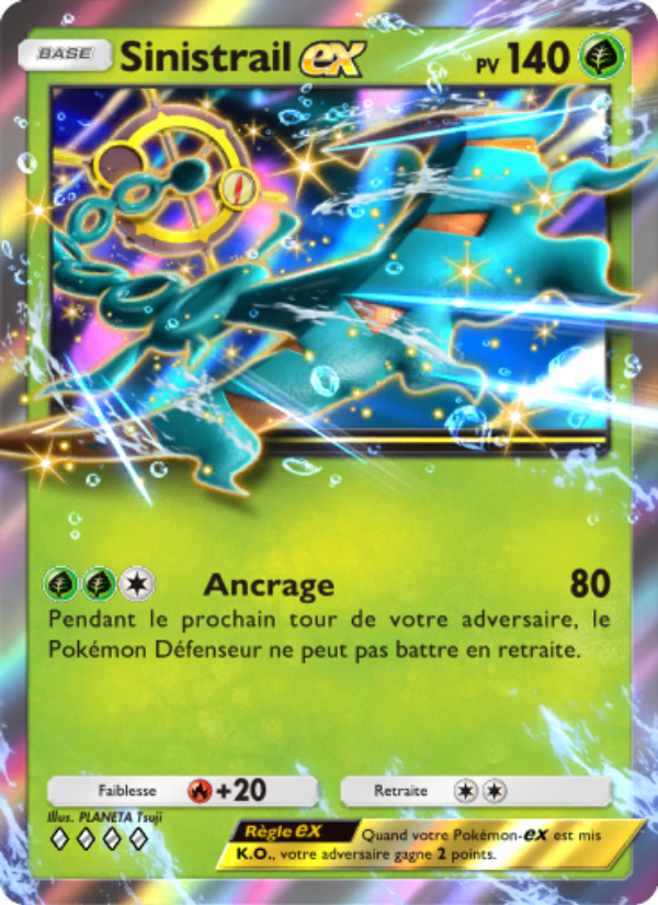 Sinistrail-ex 023 — Gardiens Astraux (French Pokémon TCG card)