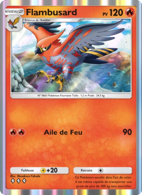 Flambusard 029 — Gardiens Astraux (French Pokémon TCG card)