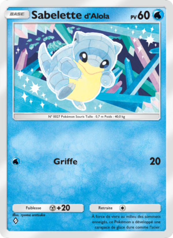 Sabeletted'Alola 038 — Gardiens Astraux (French Pokémon TCG card)