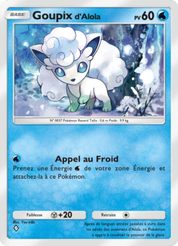 Goupixd'Alola 040 — Gardiens Astraux (French Pokémon TCG card)