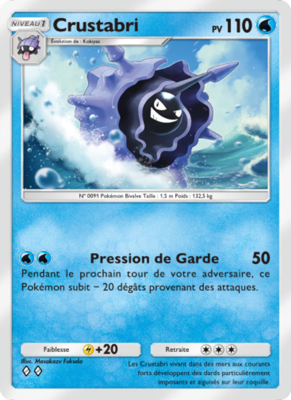 Crustabri 043 — Gardiens Astraux (French Pokémon TCG card)