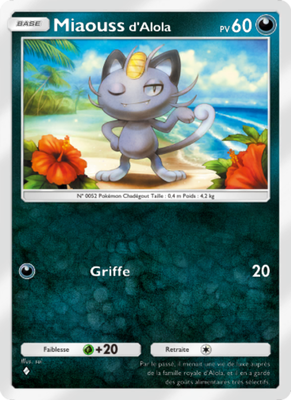 Miaoussd'Alola 108 — Gardiens Astraux (French Pokémon TCG card)