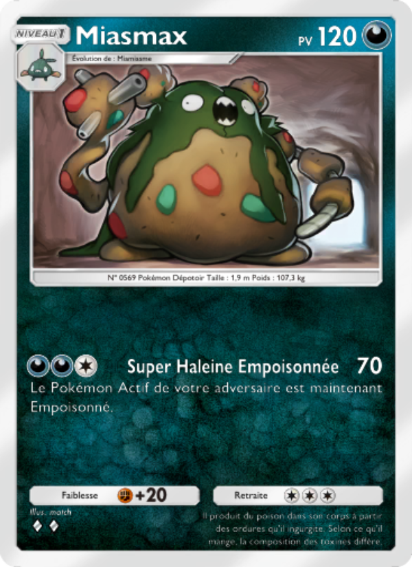 Miasmax 114 — Gardiens Astraux (French Pokémon TCG card)