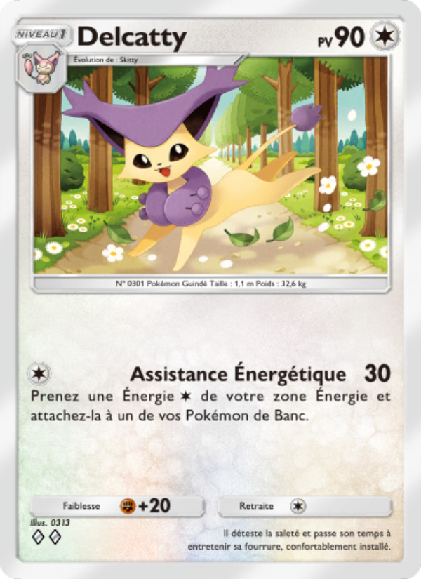 Delcatty 130 — Gardiens Astraux (French Pokémon TCG card)
