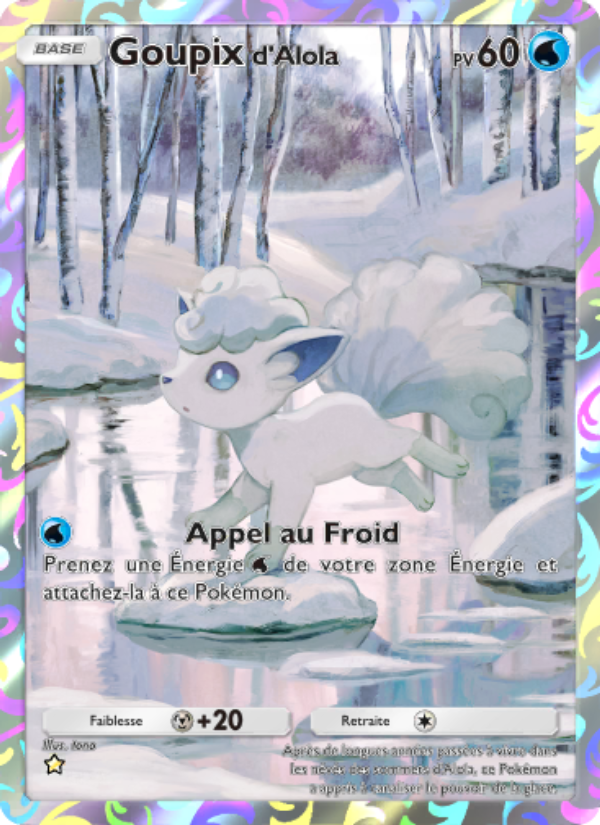 Goupixd'Alola 162 — Gardiens Astraux (French Pokémon TCG card)