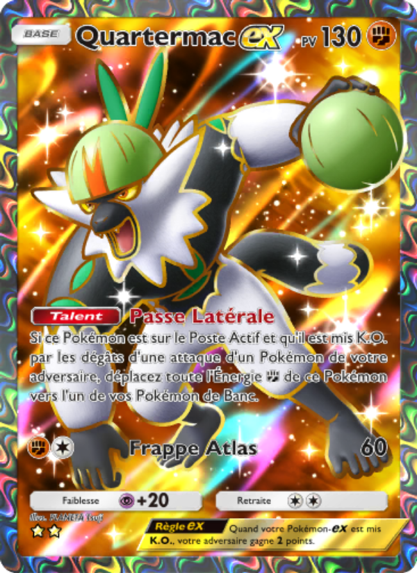 Quartermac-ex 187 — Gardiens Astraux (French Pokémon TCG card)