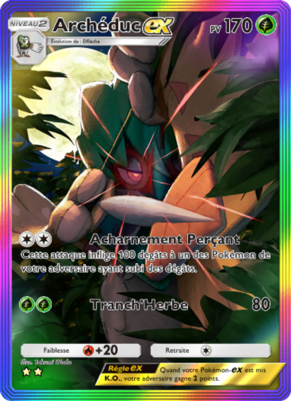 Archéduc-ex 198 — Gardiens Astraux (French Pokémon TCG card)