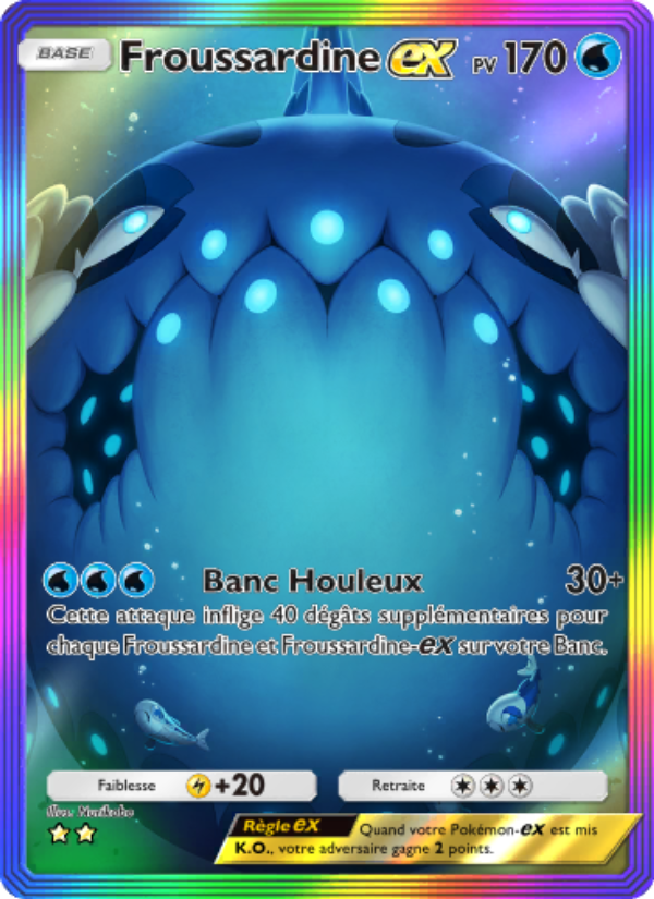 Froussardine-ex 202 — Gardiens Astraux (French Pokémon TCG card)