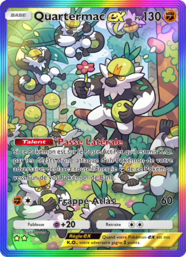 Quartermac-ex 205 — Gardiens Astraux (French Pokémon TCG card)