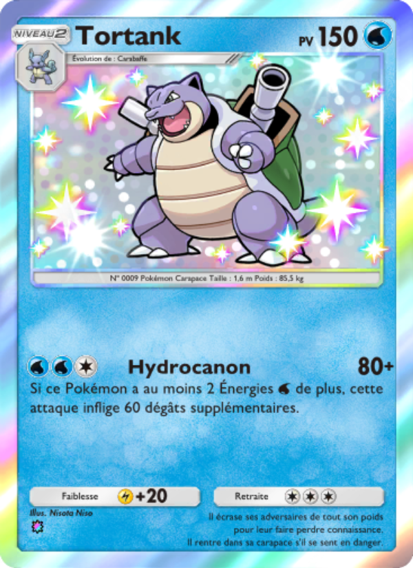 Tortank 217 — Gardiens Astraux (French Pokémon TCG card)